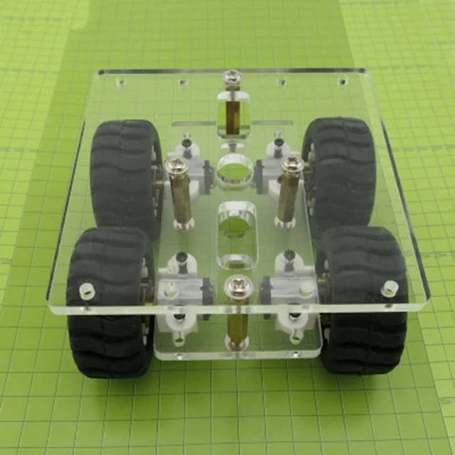 Best Offers Mini DIY N20 Smart Car Chassis Transparency Clear Acrylic 4WD Two Layer RC Robot DIY Kit N20 Motor Wheels 90*90mm Best Offers Mini DIY N20 Smart Car Chassis Transparency Clear Acrylic 4WD Two Layer RC Robot DIY Kit N20 Motor Wheels 90*90mm