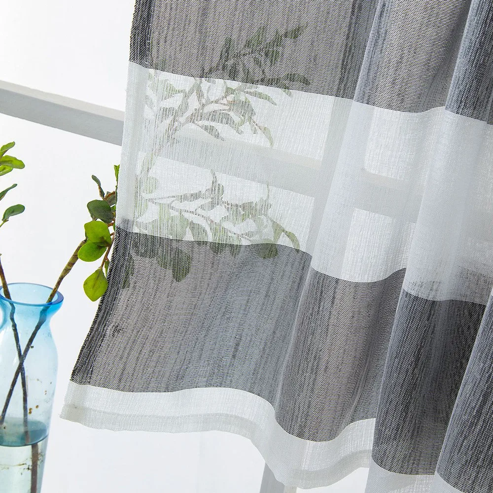 

Curtain Microfiber Blackout Fabric Valance Curtains Extra Wide and Short Window Treatment Living Bathroom Drop shipping Dot11