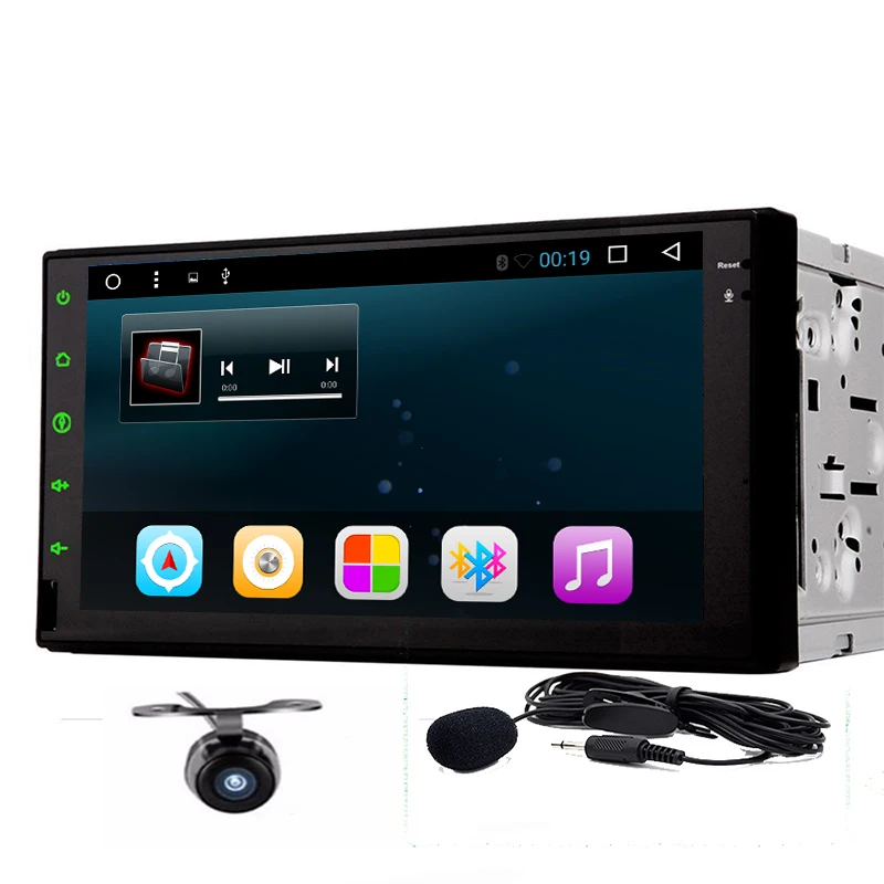 Top 2 Din Android 6.0 2G RAM Full-Touch Car PC Tablet double din Audio GPS Navi Car Stereo Radio No-DVD mp3 Player BT 2