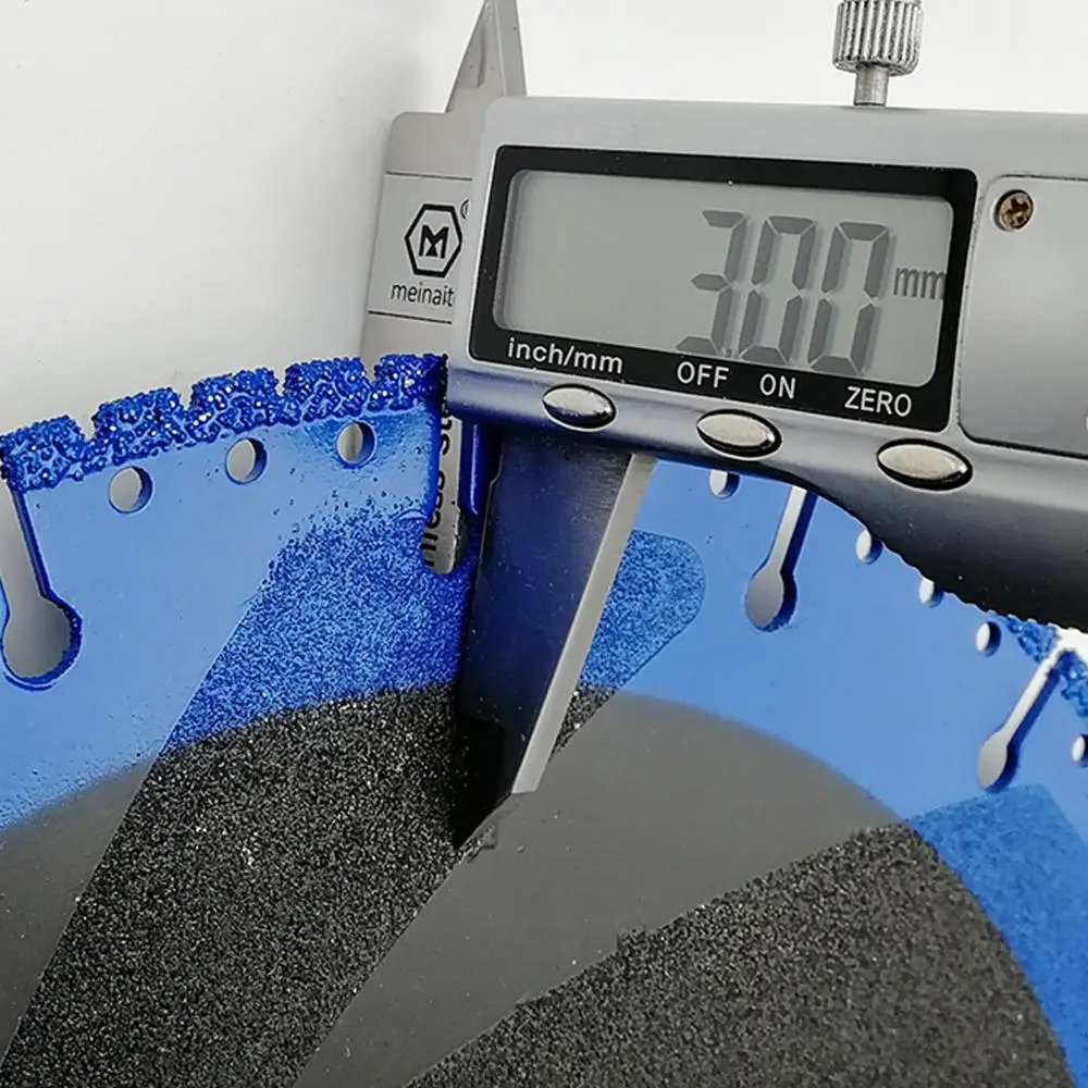 DIATOOL 1pc Vacuum Brazed Diamond Blade for All Purpose For stone iron steel Demolition Blade