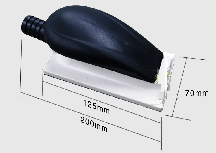 70X125MM-198MM авто инструмент Пыли Сухой всасывания пыли руки типа "push пластина, полировка инструмент, сбора пыли стороны плоскости, мельница доска