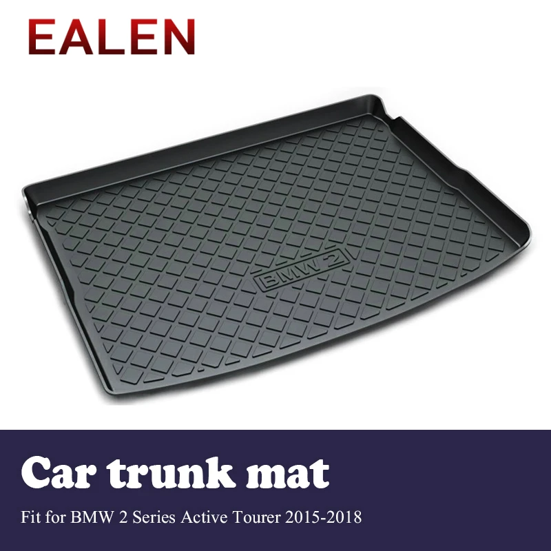 

EALEN For BMW 2 Series F45 2015 2016 2017 2018 Boot Liner Anti Slip and Waterproof Mat Accessories 1Set Car Cargo rear trunk mat