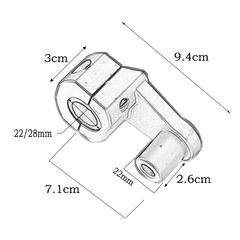 Горячая 1 пара Универсальный руль мотоцикла стояк алюминиевый сплав мотоцикл увеличивающая база BX
