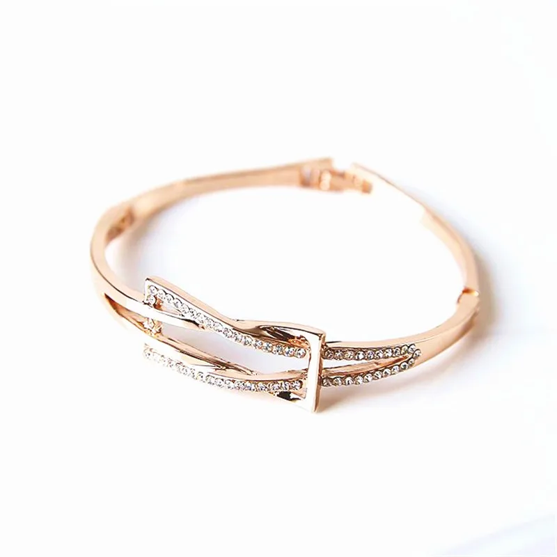 

XIAO YOUNG Gold-color Bracelet Wweet Cute Gift Dimple Geometric bracelets & bangles For Women Bijoux all match