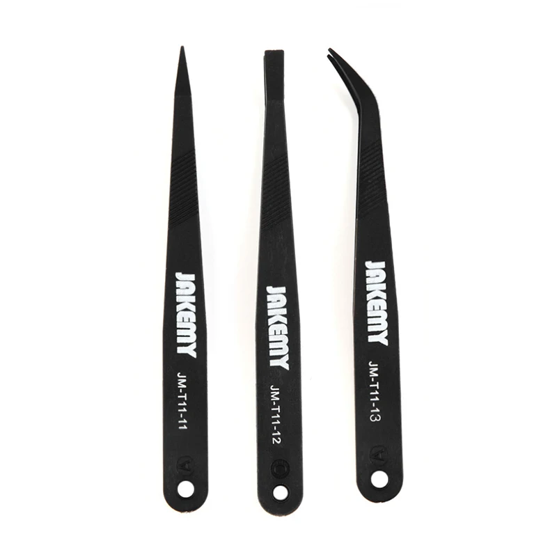 Anti-Static Plastic Tweezers Set  (3)