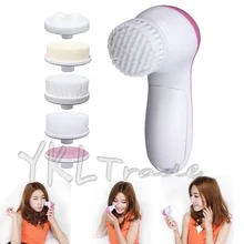 Deep Clean 5 in 1 Electric Face Care Facial Cleaner Cleaning Brush Cleansing Device Skin Massage Spa Beauty Wash Equipment