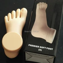 1 шт. Профессиональный Дизайн Постоянный татуировки Макияж практика кожи формы ног мягкий резиновый нога формы для татуировки практикующих