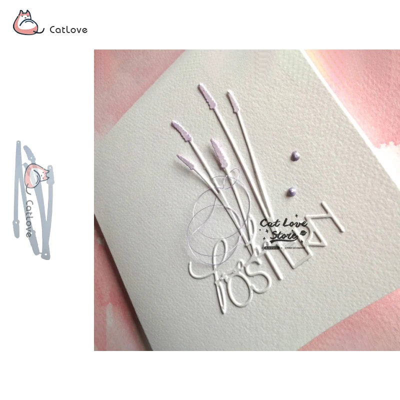 

Dog's Tail Grass Metal Cutting Dies Stencils For DIY Scrapbooking Paper Card Decorative Craft Dies Embossing Die Cuts New 2019
