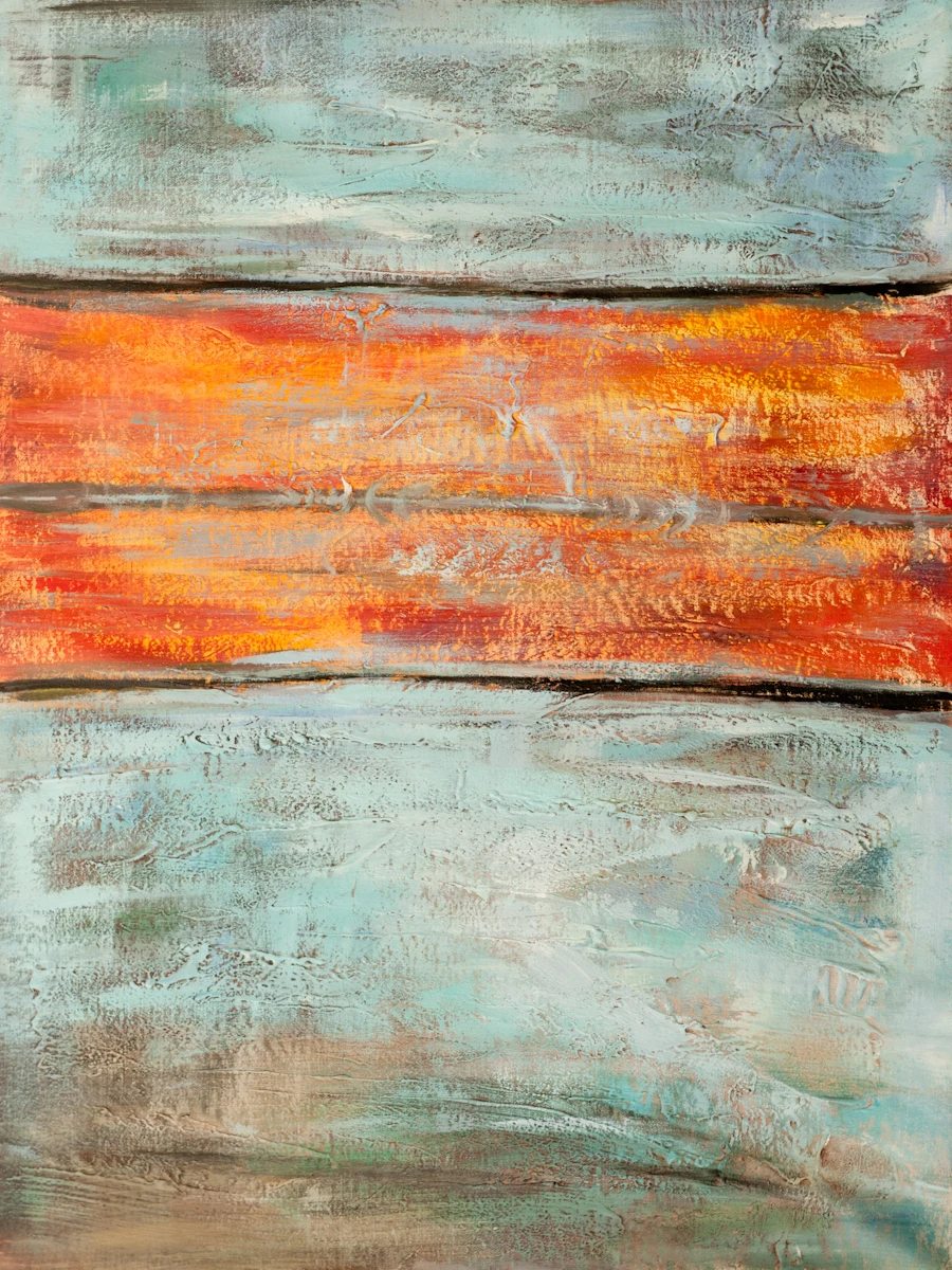 

Handpainted Modern Art Abstract Painting Digigeo 5 by Lisa Carney Oil Painting Reproductions Vertical No Framed