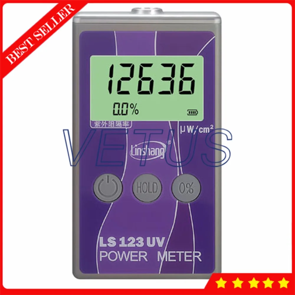 LS123 портативный цифровой измеритель интенсивности ультрафиолета с УФ-измерителем мощности прибор для измерения ультрафиолета
