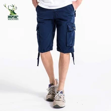 Hot 29-40 продажи нового бренда Для мужчин замаскированные шорты Свободные Cargo Camo военные шорты Для мужчин s Короткие штаны 1fh