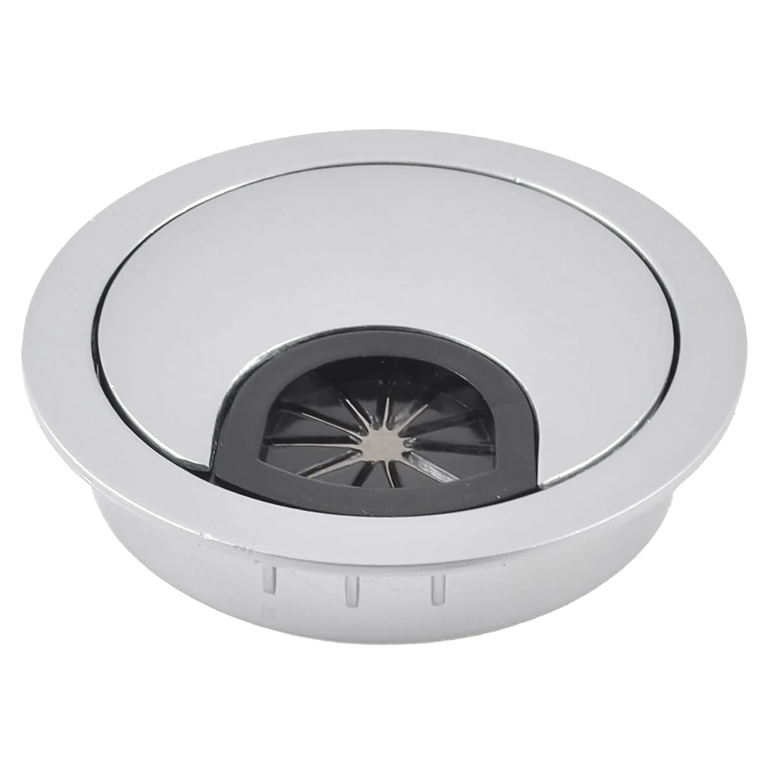 

Desktop Computer 53mm Dia Circle Stainless Steel Cable Hole Cap Cover