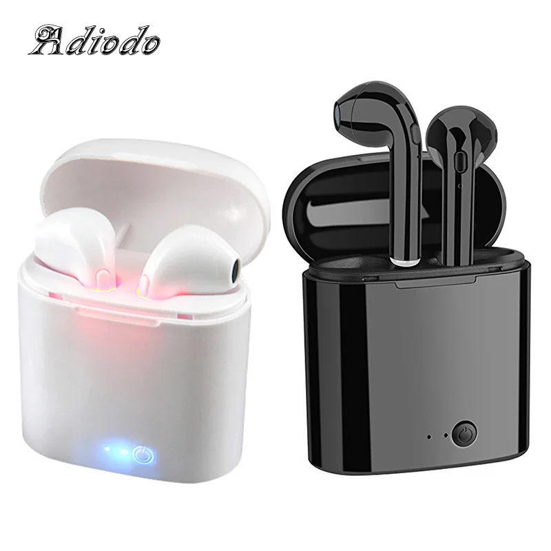 

i7s TWS Bluetooth Earphones Ture Wireless Headset Stereo cordless earphone Sport Earbuds With Mic For Phones iphone Newest