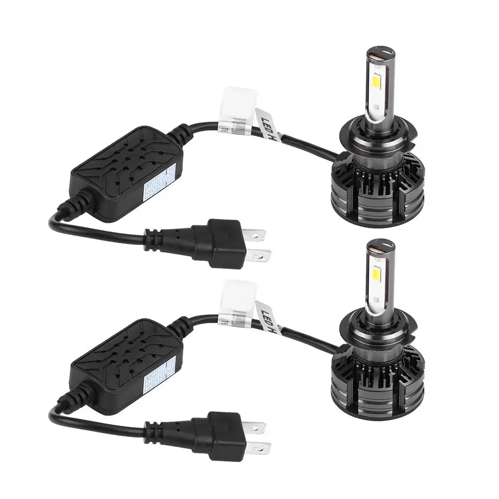 1 пара 9 V-36 V 28 W супер яркий Автомобильный светодиодный фары комплект мигающего светового сигнала фары лампы 3000 K 4300 K 6000 K H7