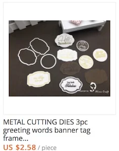 Metal cutting dies 016