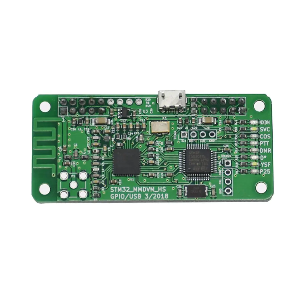 Новый MMDVM Hotspot поддержка P25 DMR YSF для Raspberry pi + Встроенная антенна B