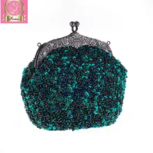 Роскошная дизайнерская сумочка для невесты клатч свадебные сумки вечерние женские вечерние сумки ручной работы из бисера кошельки со стразами в стиле ретро
