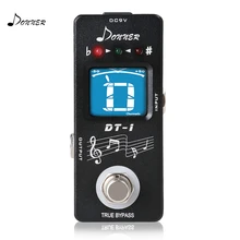 Donner DT-1 Хроматическая гитарная педаль тюнера True Bypass
