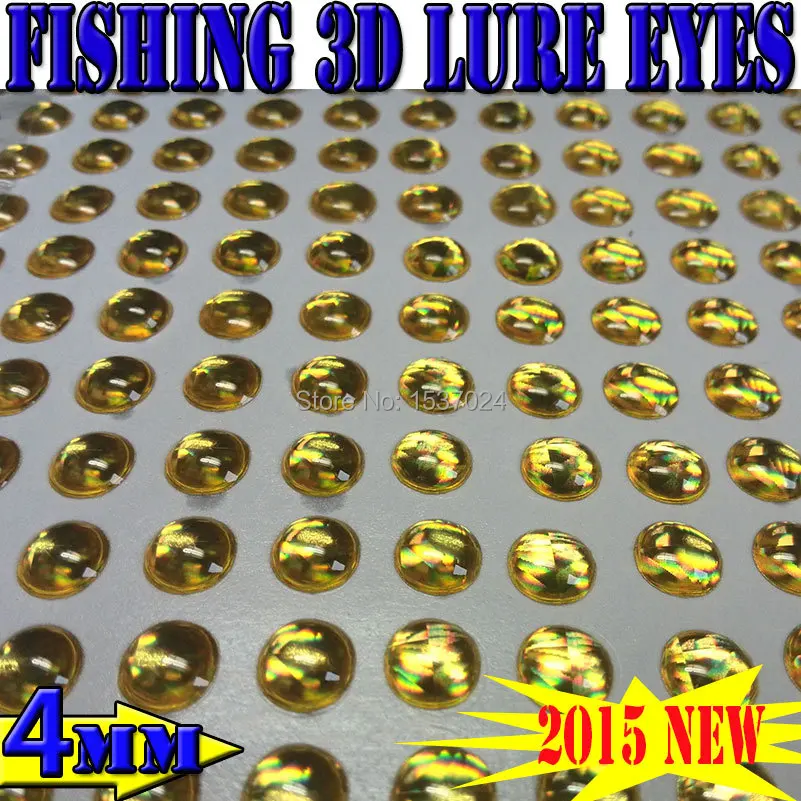 Новинка года; искусственные 3d рыболовные глаза; однотонные рыбьи глаза; Размер: 4 мм; Количество: 400 шт./лот