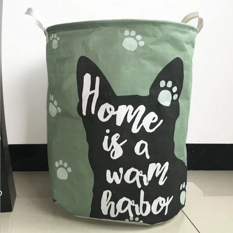 40*50 سنتيمتر الكرتون للماء القذرة سلال للطي لعبة الملابس برميل البرازيلي ربطة العنق الجوارب حقيبة التخزين صناديق المنظم سلال الغسيل