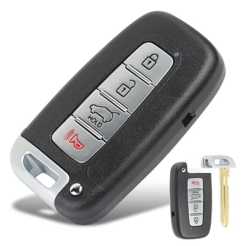 Keyforkess per Hyundai Equus Genesis Coupe Genesis Sedan per Kia Optima Forte di Ricambio 3 Tasto Chiave A Distanza di Chiave Dell'automobile Borsette caso Fob - KEYECU per Hyundai Equus Genesis Coupe Genesis Sedan per Kia Optima Forte di Ricambio 3