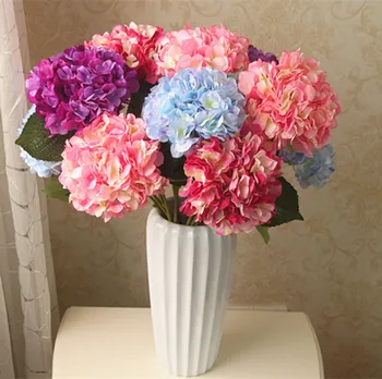 

10PCS/ The wedding road simulation Hydrangea silk flower wholesale flower accessories Home Furnishing living room decoration