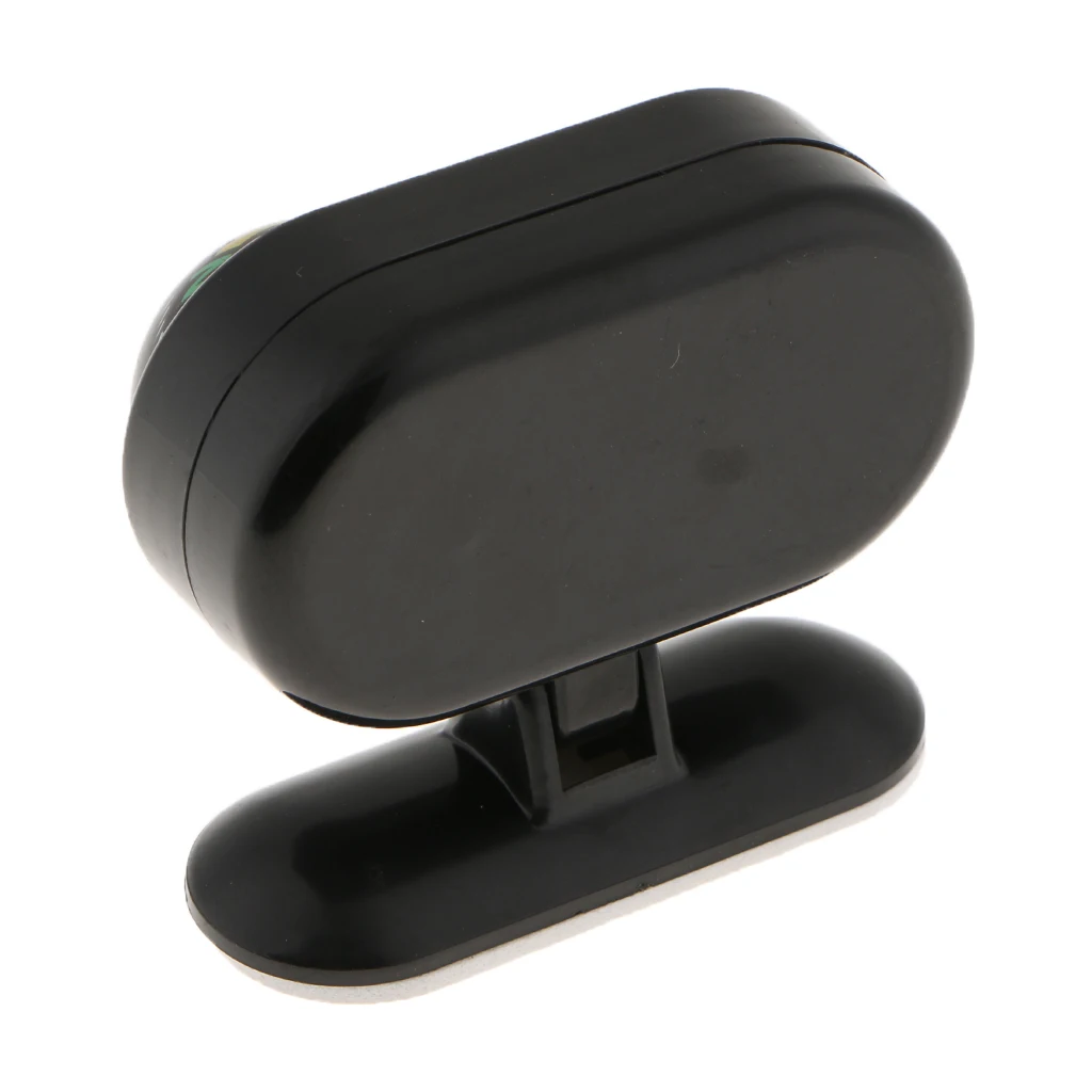 Two In One Car Compass With Thermometer For Car Interior Decoration Black