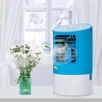 

Vococal Portable Mini 3-Speed Adjustable Air Conditioners Cooler Humidifier Fan with Night Light for Home Living Room EU Plug