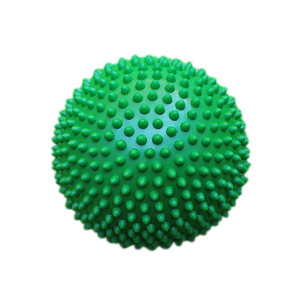 Надувные полусферические мячи для йоги, PVC массажный фитбол, инструктор по упражнениям, Балансирующий мяч для спортзала, пилатеса, спорта, фитнеса, EDF88 - Цвет: Зеленый
