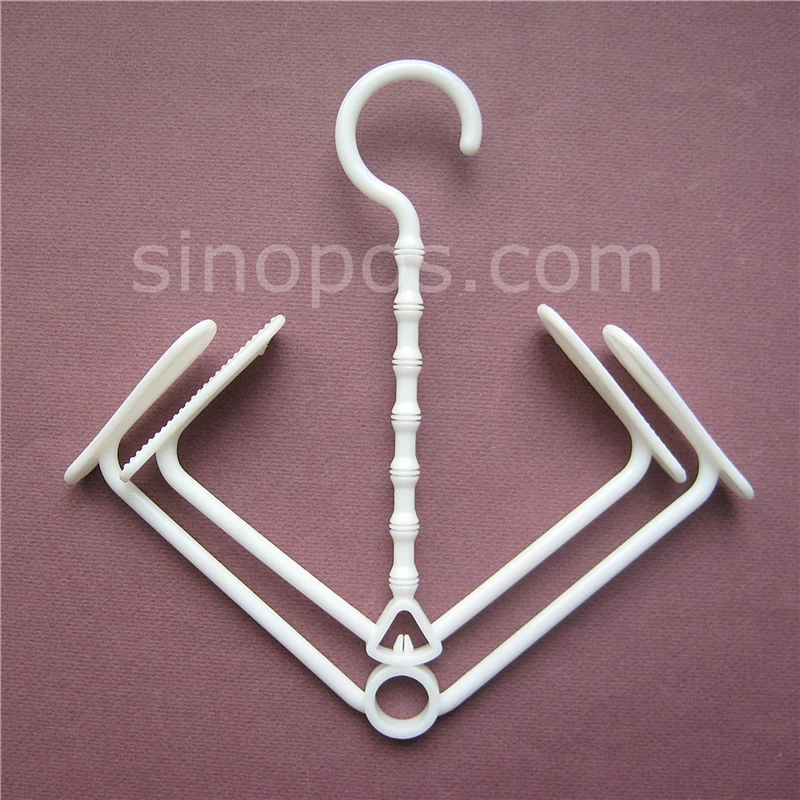 Plastic Twolayers Shoe Hanger Swivel, Gloves Cap Shoes Hanging Hooks