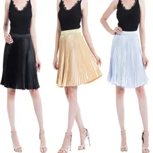 Повседневное Летний стиль Для женщин Мягкий мини плиссированные сексуальная юбка короткая юбка для Для женщин Высокая талия юбка женская одежда