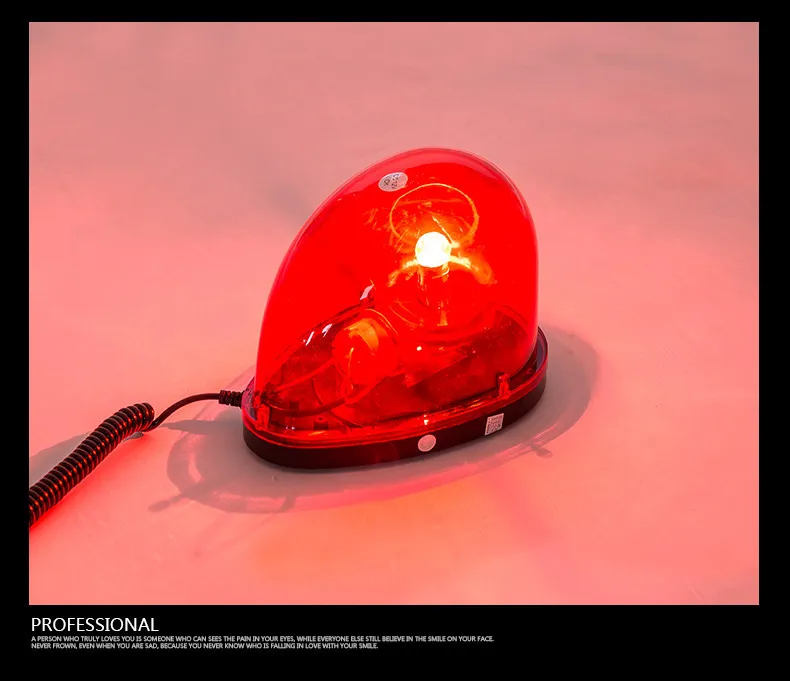 Новая магнитная слеза DC12V вращающийся маячок желтая Предупреждение светильник