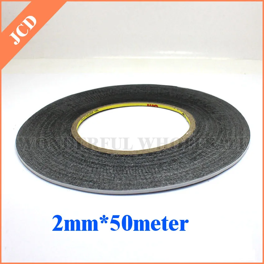 

3M powerful slim phone service to change the LCD screen casing stick mirror 2MM 50meter black double-sided tape