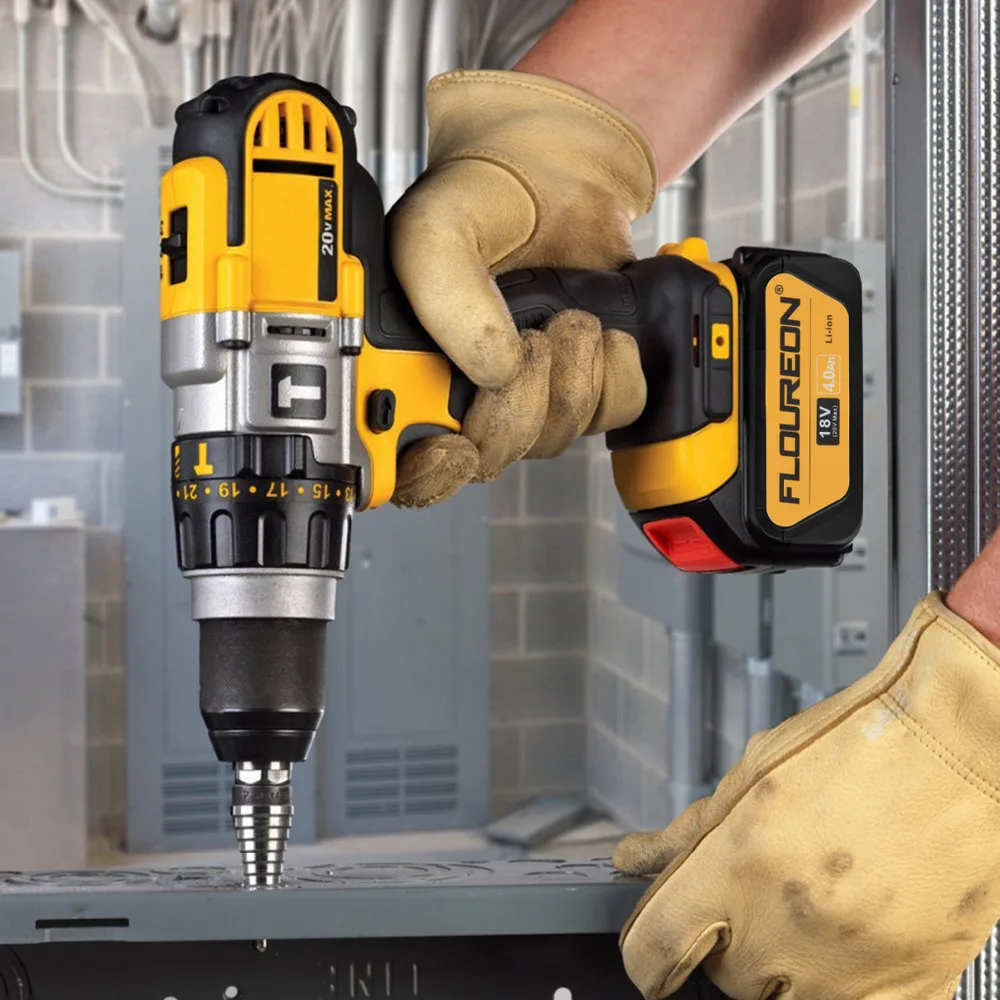 Для DeWalt 18 в 4000 мАч запасные аккумуляторы для электроинструментов для дрели DCB200 DCB181 DCB182 DCB204-2 литий-ионная аккумуляторная батарея