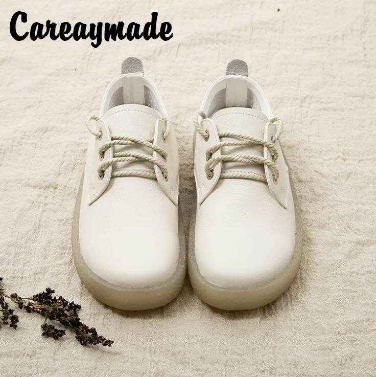 Careaymade-2019 New casual shoes, women's flat heel round head soft bottom shoes,handmade antique genuine leather shoes. Careaymade-2019 New casual shoes, women's flat heel round head soft bottom shoes,handmade antique genuine leather shoes.