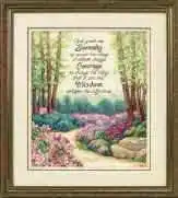 

DIY cross stitch kits 14ct kits for cross stitching patterns home craft decoration wall pictures forest road flowers Scenery