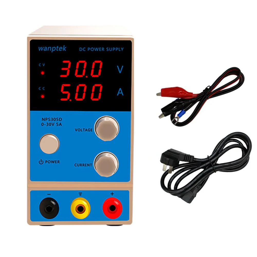 

Wanptek NPS305D Mini Dc Voltage Regulator Switch Power Supply 30V5A Digital Display Phone Computer Maintenance Test Power Supply