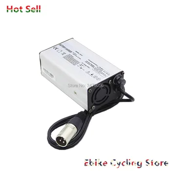 

Free Shipping 24v 36v 48v 2A 3A lifepo4 Ebike battery charger with XLR DC RCA connector For 10ah 11ah 12ah 15ah 20ah battery