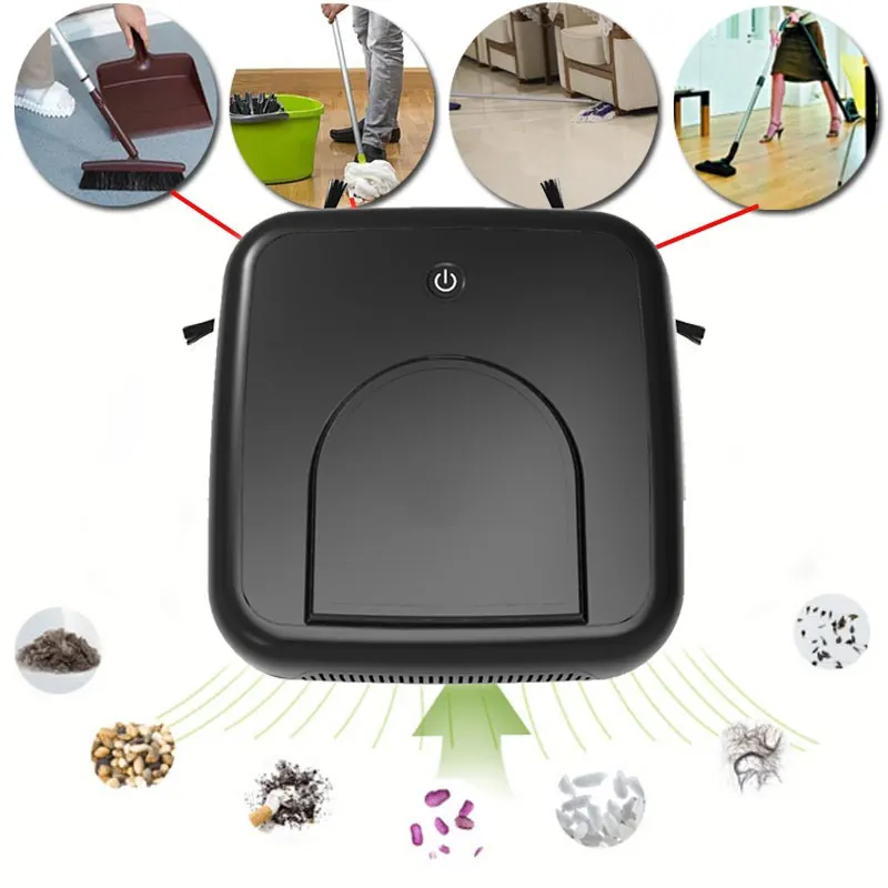

2019 Drop Shpping Wet and Dry Smart Vacuum Cleaner Auto Sweeping Robot Quiet Rechargeable Floor Cleaner Auto Cleaning Robot
