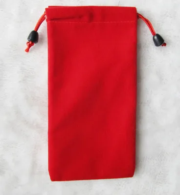 Прямоугольные бархатный подарок сумки многоцветные многофункциональные двойные уплотненные фланелевые мешки сумка для телефона 50 шт./партия