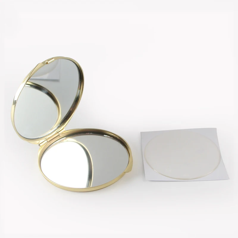 Gold Color compact mirror (3)