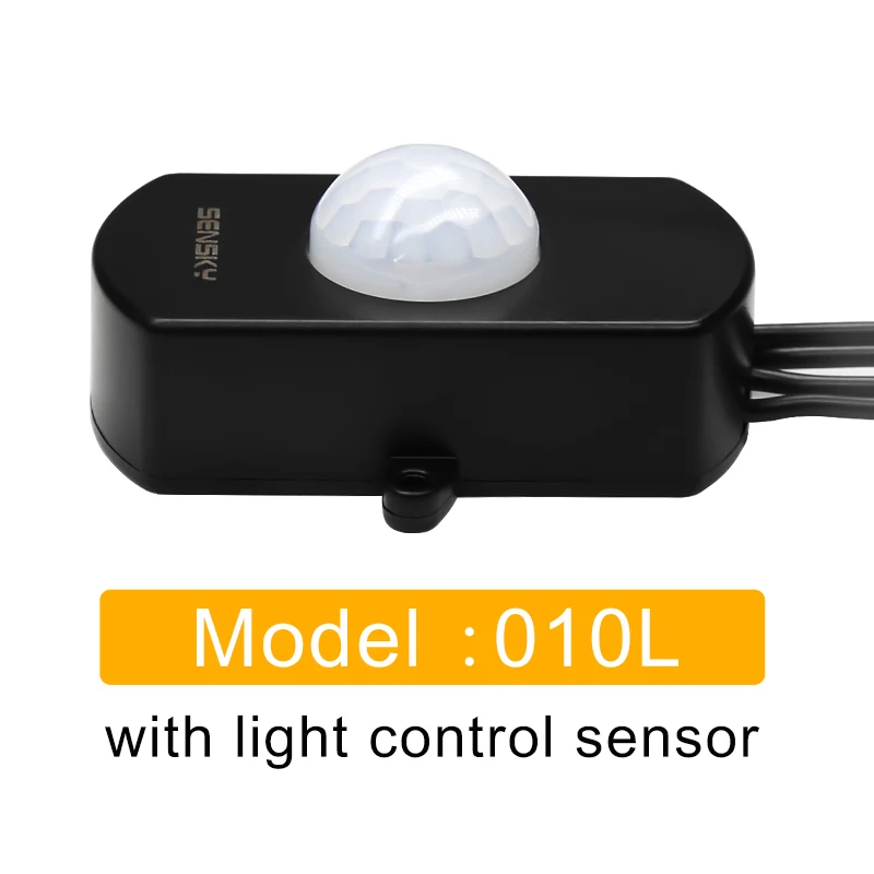 Sensky DC 12V 24V 5A PIR Sensor Switch Mini PIR Infrared Motion Sensor Detector Switch Module for LED Strip Light