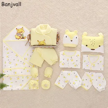 

2016 Winter Newborn Baby Clothing Gift Set Thick Warm Infant Underwear Suits New Child 14 Pieces Set 100% Cotton