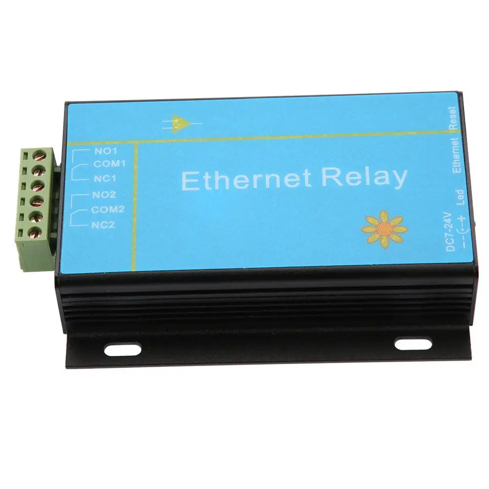 HHC-N2DC Ethernet 2 канала релейная плата переключатель задержки контроллер для умного дома модуль порты TCP, UDP Соединительный инструмент