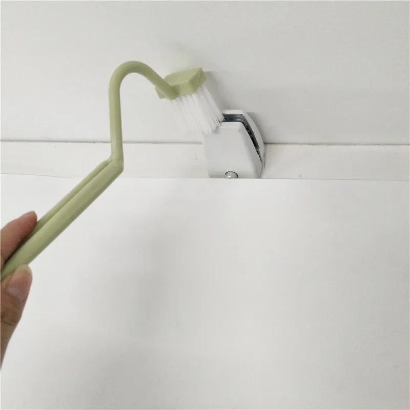 1 шт. ванная комната изогнутые слепое пятно Чистящая Щетка портативный туалет щеточка для очищения V-очиститель Чистая щетка изогнутые