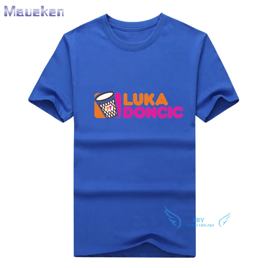 2019 Summer Dunkin Donci Luka Doncic  100% cotton funny t shirt for  fans gift t-shirts