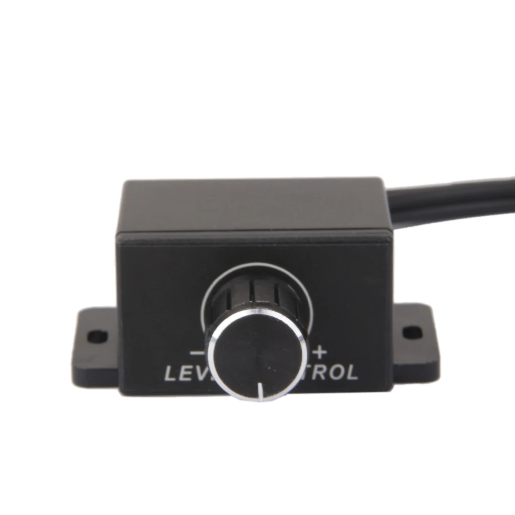 Car Audio Amplifier Bass RCA Level Remote Level Volume Control Knob LC-1 Universal Stereo RCA Input+Output