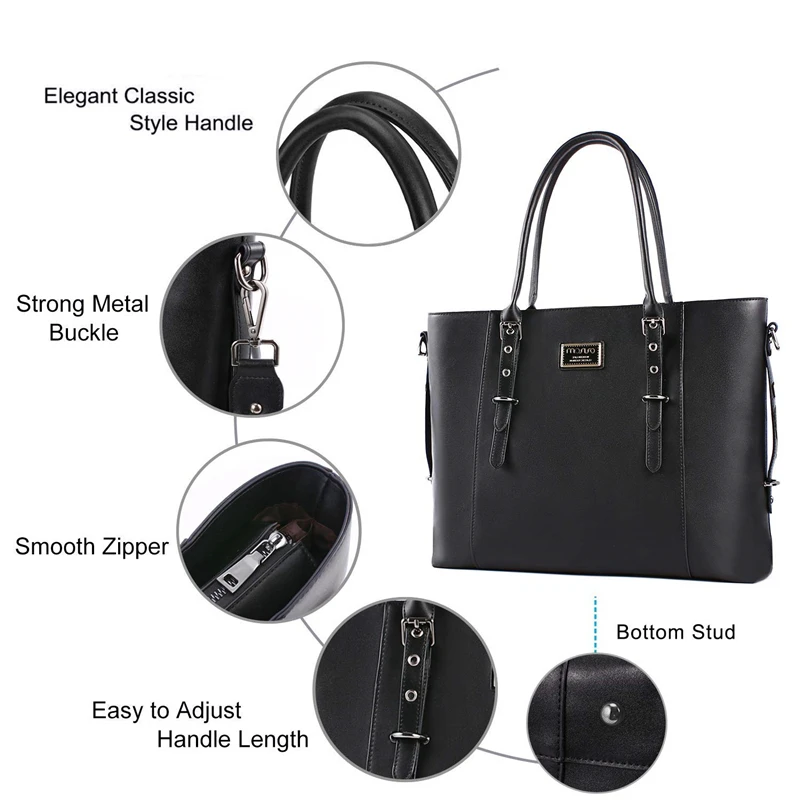 MOSISO модная сумка для ноутбука из искусственной кожи для женщин 13,3 14 15,6 дюймов сумка-мессенджер для MacBook Pro 13 15 сумка на плечо для ноутбука