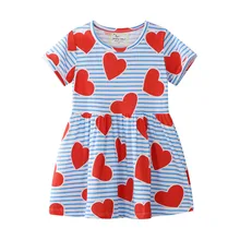 Girl Summer Clothes Cartoon Princess Dress Sequin Girls Dress Heart Printed Kids Girls Dress Stripes Short Sleeve Dress Girl Summer Clothes Cartoon Princess Dress Sequin Girls Dress Heart Printed Kids Girls Dress Stripes Short Sleeve Dress