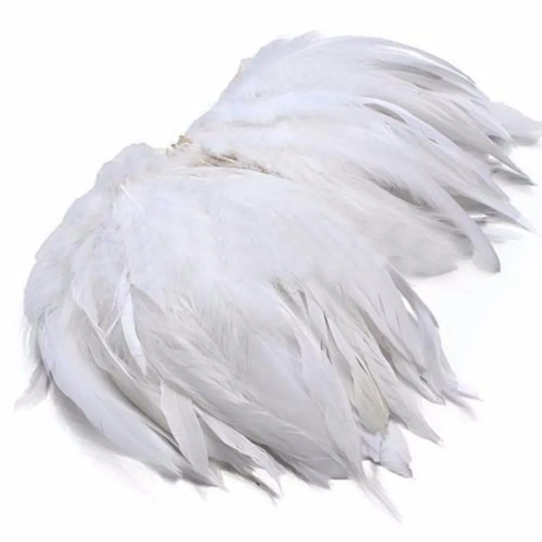 DIY Sale 100pcs / lot cheap pheasant feather, 5-8inch13-20cm, natural color rooster feathers DIY chicken feather jewelry plume